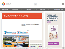 Tablet Screenshot of amostras-gratis.net